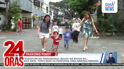 Tradisyon ng pamamasko, buhay na buhay pa; mga bata, todo-bihis sa pagpunta kina ninong/ninang | 24 Oras