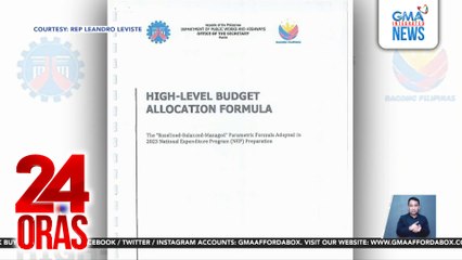 Palasyo, tsismis ang turing sa inilabas na umano'y "Cabral files" ni Leviste hanggang hindi nabeberipika | 24 Oras