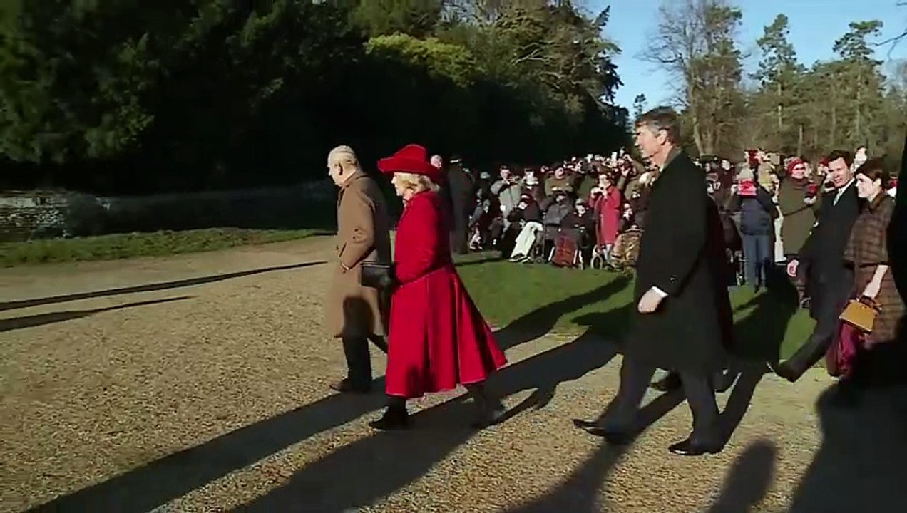 Royals arrive at Sandringham church for Christmas service