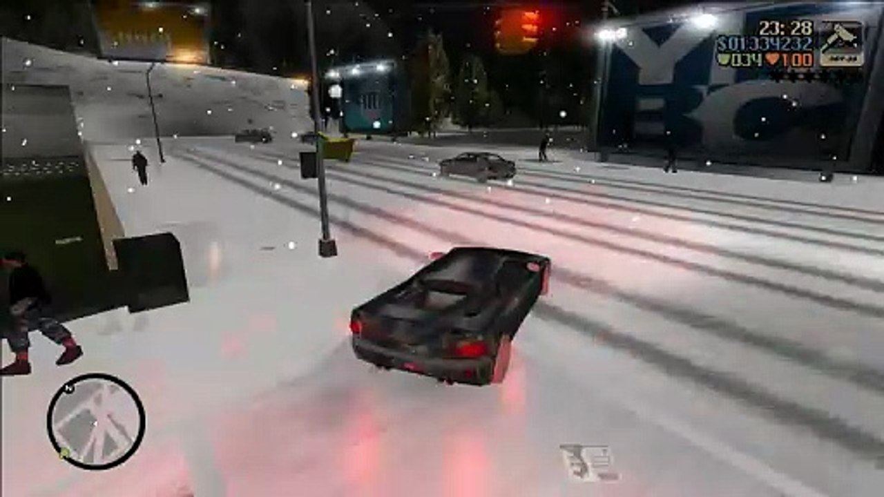 GTA 3, Snow Conversion | Winter mod | Video - 5