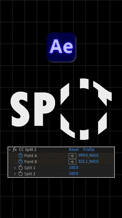 cc split | After Effect | Motion Graphics | The Edit Art