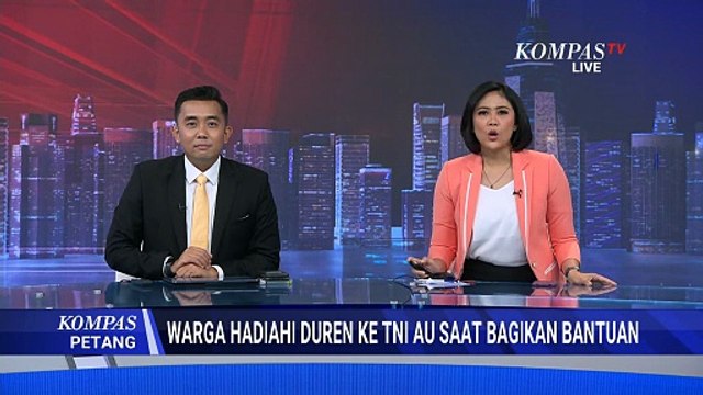 Momen Haru di Gayo Lues, Warga Beri Durian ke TNI AU saat Salurkan Bantuan | KOMPAS PETANG