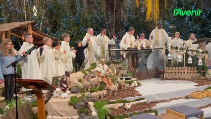 Le nouvel évêque, Mgr Fabien Lejeusne, a présidé la messe de minuit hier soir à Arlon
