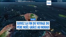 Suivez le voyage du Père Noël autour du monde avec le NORAD !