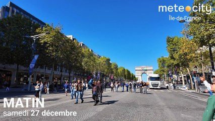 Bulletin météo Île-de-France du samedi 27 décembre 2025