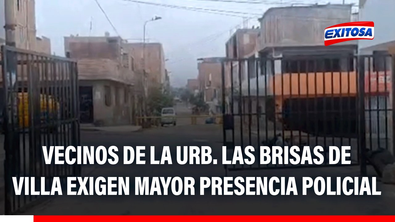 Surco: Vecinos de la Urb. Las Brisas de Villa exigen mayor presencia policial ante constantes robos