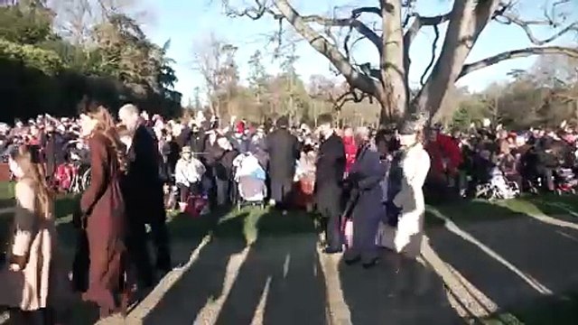 Charles and Camilla lead royals at Sandringham Christmas Day service