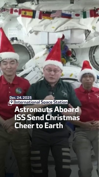 Astronauts Aboard ISS Send Christmas Cheer to Earth