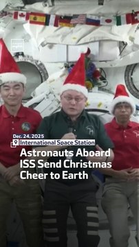 Astronauts Aboard ISS Send Christmas Cheer to Earth