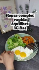 2✨L'Assiette : Patate Douce & Œuf au Plat IG bas