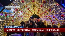 Gemerlap Lampu 'Jakarta Light Festival' di Bundaran HI Warnai Perayaan Natal 2025