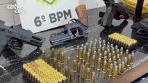 Armas e diversas munições são apreendidas em Cascavel