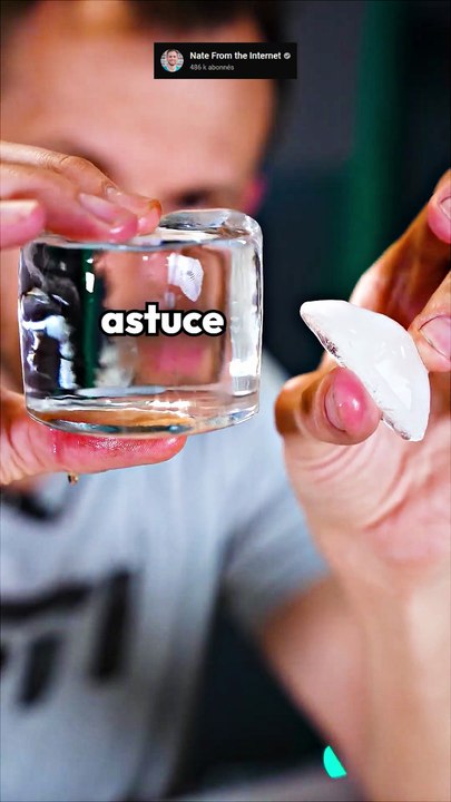 Astuce pour créer des GLAÇONS transparents ! 🧊