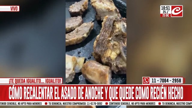 Infalible: te contamos cómo recalentar el asado y que te quede como recién hecho