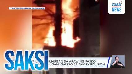 8 pamilya, nasunugan sa araw ng Pasko; ilan sa nasunugan, galing sa family reunion | Saksi
