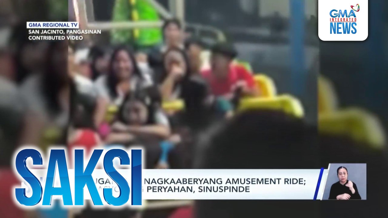 12 sugatan sa nagkaaberyang amusement ride; operasyon ng peryahan, sinuspinde | Saksi