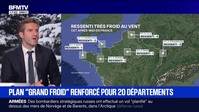 Pas-de-Calais, Haut-Rhin, Vosges ... Le plan grand froid est renforcé pour 20 départements