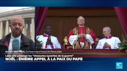 Noël : Léon XIV a fustigé les "blessures ouvertes de la guerre"