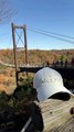 Floating Cap at the Giant Suspension Bridge 🧢✨ 絶景の吊り橋で魔法のような瞬間