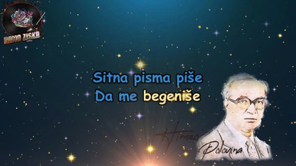 Himzo Polovina- Meni Draga Sitna Pisma Pise Karaoke