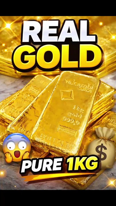 REAL 1KG GOLD BARS 😱 | Pure 999.9 Gold Worth Millions