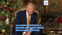 Trump évoque un “mauvais Père Noël” et défend le charbon lors d’un appel avec des enfants