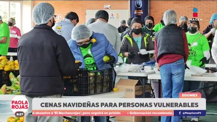 Miles reciben cena navideña gratuita en Lerma, Edomex | DPC con Paola Rojas