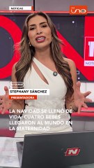 #Noticias | Mientras muchos celebraban alrededor del árbol, en la maternidad se escucharon los primeros llantos que anunciaban esperanza, amor y nuevos comienzos.