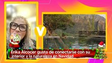 Erika Alcocer pasa una pelculiar Navidad