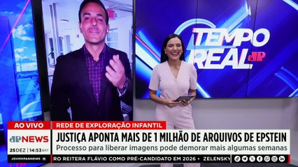 EUA encontram mais mil páginas de documentos do caso Jeffrey Epstein | TEMPO REAL