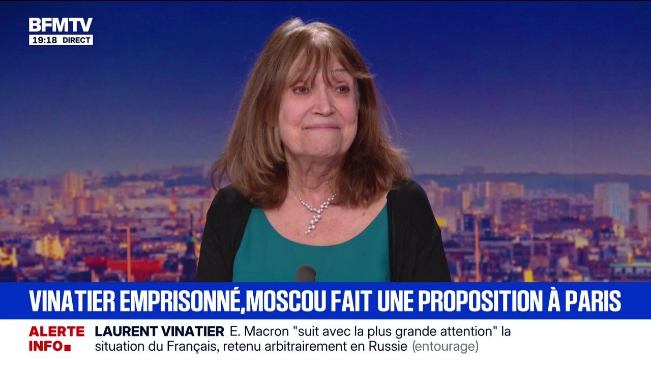 "Nous avons été surpris que M. Peskov [fasse] une proposition aux autorités françaises" détaille Brigitte Vinatier, mère du chercheur français emprisonné en Russie