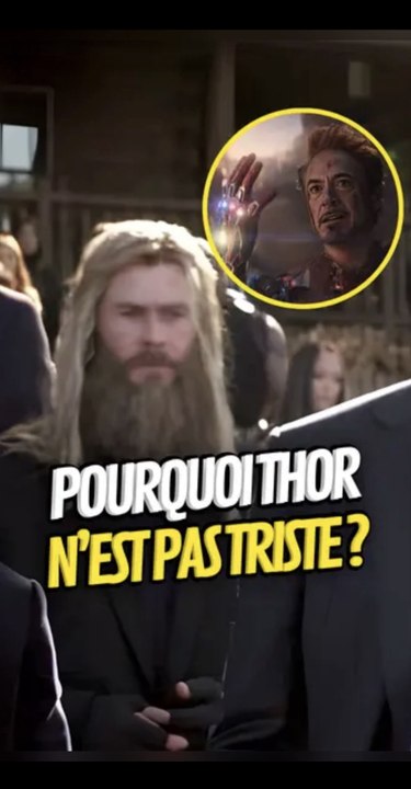 Thor n’est pas triste ? #thor #avengers #marvel #onregardequoi #theorie