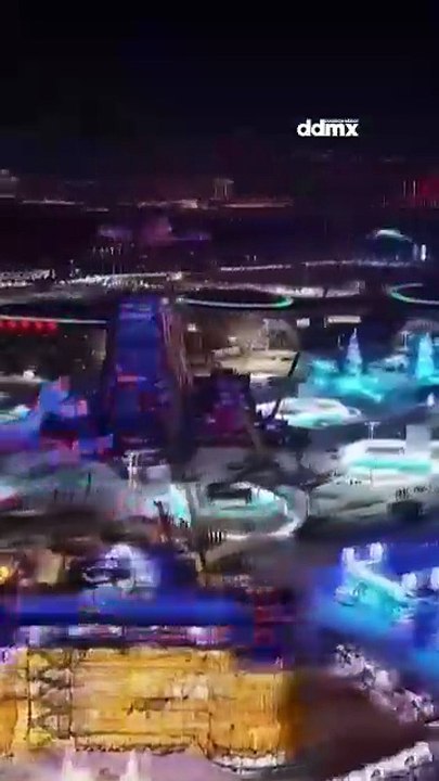 La ciudad china de Harbin inaugura su festival de hielo y nieve en su mayor edición