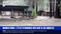 Les images des inondations à Los Angeles où l'état d'urgence a été déclaré