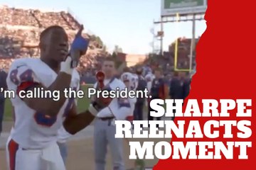 Shannon Sharpe and John Elway recreate iconic Denver Broncos moment