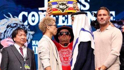 Alan Picasso y Naoya Inoue tienen su careo previo a la pelea de Night of Samurai