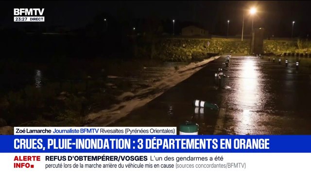 Crues, pluie-inondation: trois départements sont toujours placés en vigilance orange