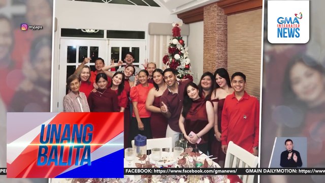 Ilang Kapuso celebrities, nag-celebrate ng Pasko kasama ang kani-kanilang pamilya | Unang Balita