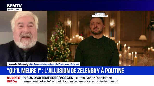 Propos de Volodymyr Zelensky à Vladimir Poutine: Ce qui me frappe, c'est la violence du propos , déclare Jean de Gliniasty, ancien ambassadeur de France en Russie