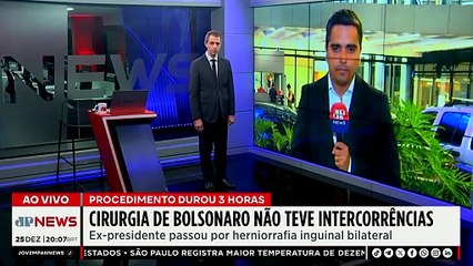 Bolsonaro: Cirurgia de hérnia é realizada com sucesso; Vilela avalia
