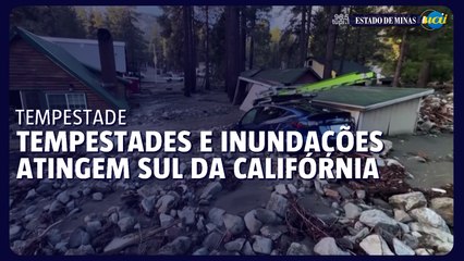 Tempestades e inundações atingem sul da Califórnia