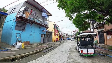 Fun Walk Along Mustasa Street in Marikina City in the Philippines