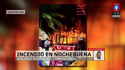 Fiscalía de Quintana Roo investiga incendio provocado en Mahahual tras captura de un sospechoso
