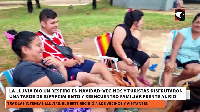 La lluvia dio un respiro en Navidad y vecinos y turistas disfrutaron una tarde en El Brete