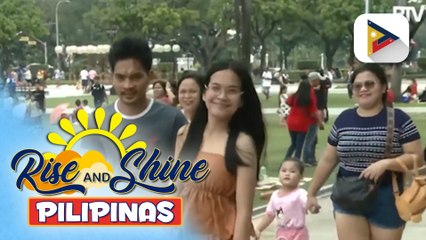 Maraming pamilya, napiling mag-Christmas bonding sa Luneta Park; pamunuan ng parke, nagpaalala sa publiko vs. mga ipinagbabawal na dalhin | ulat ni Harley Valbuena