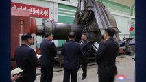 김정은, 군수공장 방문...