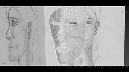 Flame: 3DS MAX Practice Polygon Modeling Head Model Video #14 (12-25-2025)