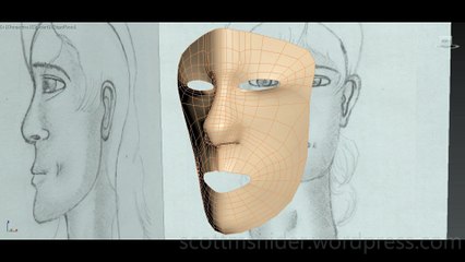 Flame: 3DS MAX Practice Polygon Modeling Head Model Video #16 (12-25-2025)