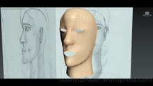 Flame: 3DS MAX Practice Polygon Modeling Head Model Video #24 (12-25-2025)