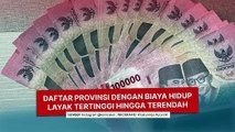 Daftar Provinsi dengan Biaya Hidup Layak Tertinggi hingga Terendah